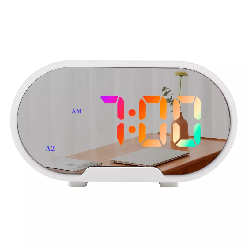 5.5 İnç LED Masa Aynası RGB Çalar Saat